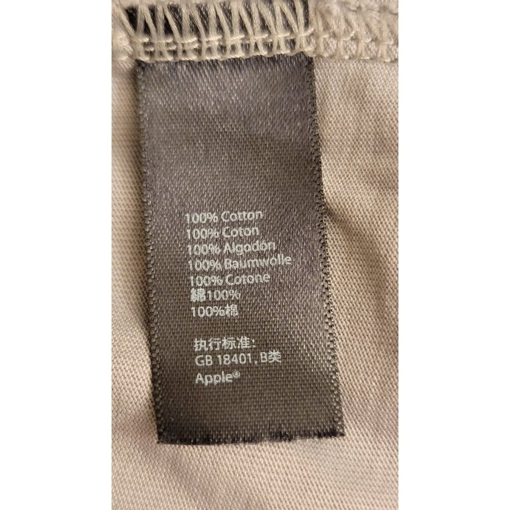 Apple XL Gray T-Shirt With Graphic Design - Picture 3 of 4